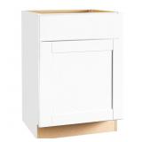 $229 Hampton Bay Shaker 24x24x34.5 Satin White