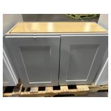 Grey wall cabinet
