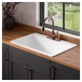 $293 Jackson 33 in. Fireclay Drop-in Sink