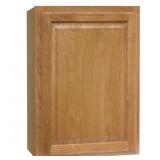 $136 Hampton 21x12x30 Wall Cabinet, Medium Oak