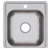Dayton Stainless Steel 17 in. Single Bowl