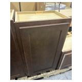 $200 Dark Espresso Shaker Cabinet 18Wx30Hx12.5D