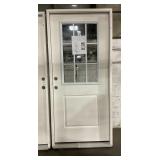 $398 Therma-Tru 36x80 RH Pre-Hung Front Door, Whit
