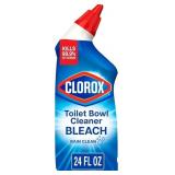 Clorox Toilet Bowl Cleaner Bleach, 24 oz