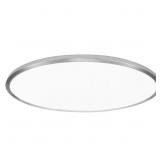 32 in. Oval Black/Nickel LED Flush Light