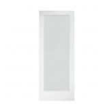 $308 30x80x1-3/8 1-Lite Solid Core Frosted Glass D