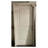 35.5 X 79 2 PANEL FIBER GLASS EXTERIOR DOOR