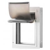 Pet Door, 9.29 x 13.19 in. Metal Frame, Lock
