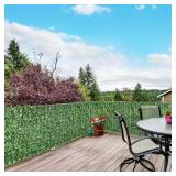 Dark Green Ivy Faux Hedge Wall Panel