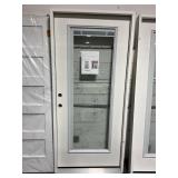 $1042 36x80 RH Inswing Fiberglass Door w/ Blinds