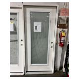 Masonite 36x80 Fiberglass Full View Inswing Door