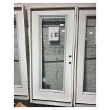 $1042 36x80 Full View Inswing Fiberglass Door W/ B