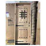 $2500 31 1/2x82 Knotty Alder Front Door W/Speakeas