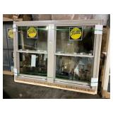 67 x 48 Pella Double Hung Vinyl Window, Grey
