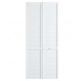 $109 Veranda 24x80 Solid Core White Bi-fold Door