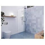$286 Vela 28 x 78 Frameless Shower Door Chrome