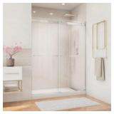 $612 Essence 56-60 x 76 in. Shower Door, Chrome