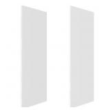 $338 36 in. x 98 in. Glue-Up Alcove Wall Set White
