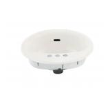 Laurel Round Drop-In Bathroom Sink in White