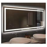 $320 60x28 Large Frameless LED Vanity Mirror
