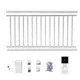 $160 36x69.43 in. White Aluminum Deck Railing