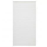 White Cordless Vinyl Mini Blind 71x64