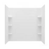 $319 Ovation Curve 60in x 60in Alcove Tub White