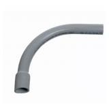 3 in. 90  Schedule 40 PVC Elbow, 36 in. Radius