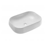 Chateau Sink Glossy White Square Ceramic