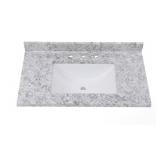 $429 37x22 Cultured Marble Vanity Top - Everest