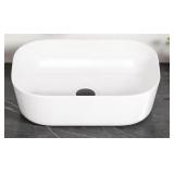 Salerno 18x13 White Vitreous China Sink