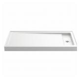 $1361 KOHLER Shower Base, 32 in Lg, 4 1/2 in Ht