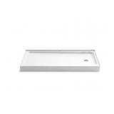 $279 60 x 30 Alcove Shower Pan, Right Drain-Black