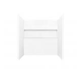 $519 NexTile 60x30x60in Four-Piece Tub Surround
