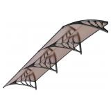 $120 VIVOHOME Polycarbonate Awning 40x120 Inch