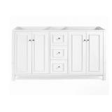 $358 Alaterre Williamsburg 60"x21"x34" Bath Vanity