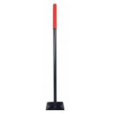 Dirt Tamper with 43" Straight Steel Handle