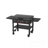 $299 Daytona 4-Burner Propane Gas Griddle Black