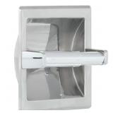 Futura Recessed TP Holder, Polished Chrome