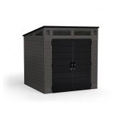 $1140 Suncast 7x7 Resin Vertical Shed with Floor