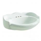 Westminster 21 in. White Pedestal Sink Basin