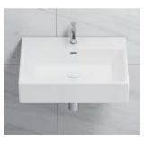 Turner 24x16 Wall-Mount Vessel Sink, White