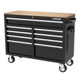 $398 Husky 46 in. Black Mobile Workbench Cabinet