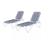 $540 Aluminum Outdoor Chaise Lounge (4-Pack)