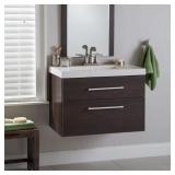 $529 Larissa 31 in. Single Sink Elm Ember Vanity