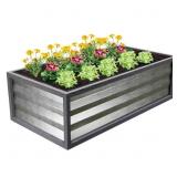 Cinch Smart Garden 48x24x12 Grey Raised Bed