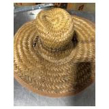 (1) Wide Brim Straw Hat