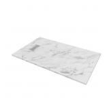 $609 60x36 Solid Stone Shower Pan in Carrara Sand