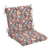 20x17in. Mid Back Outdoor Cushion, Floral