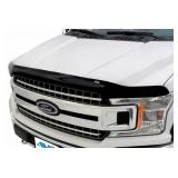 AVS Hood Defender: Black, 6 3/4in W, 0.1 T